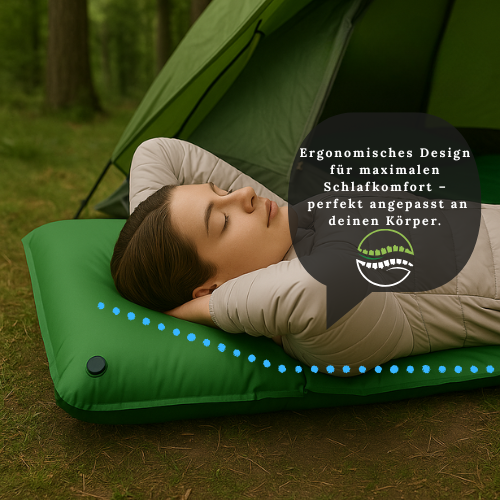 Leichte, kompakte Isomatte – ideal für Reisen und Outdoor-Abenteuer - Luviamo