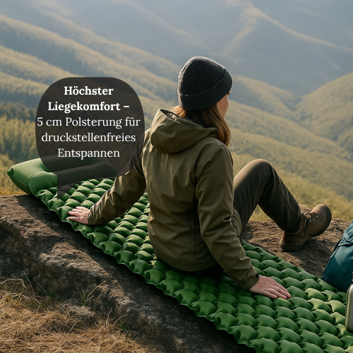 Leichte, kompakte Isomatte – ideal für Reisen und Outdoor-Abenteuer - Luviamo