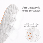 KomfortSohle Pro -Elastische Einlegesohlen mit Fußgewölbe-Stütze - Luviamo